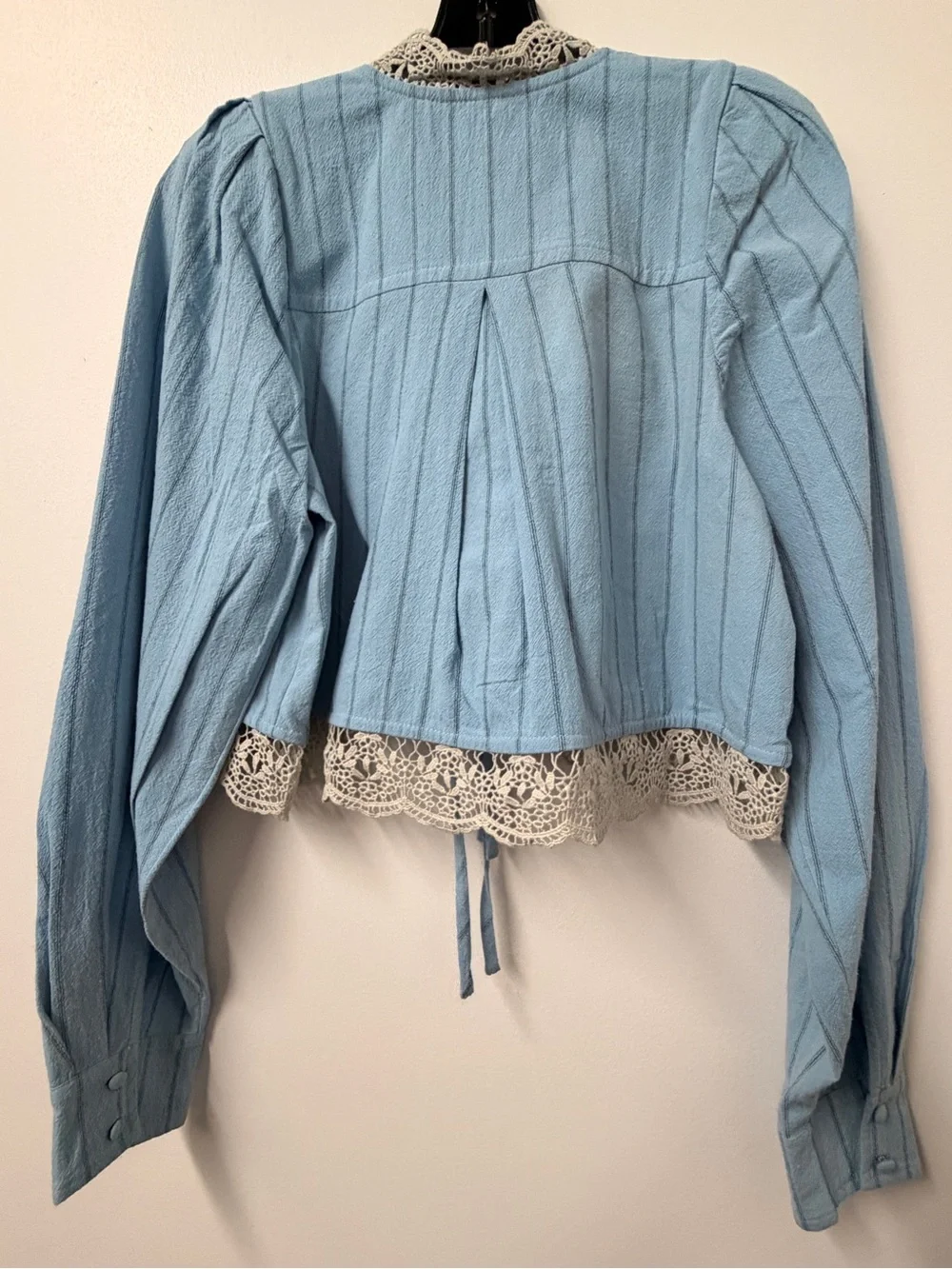 Free People Bali Jude Top in Chambray